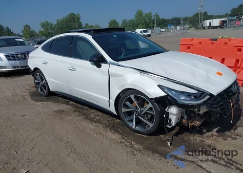 2021 Hyundai Sonata Sel Plus from USA, damaged, VIN 5NPEJ4J24MH070524